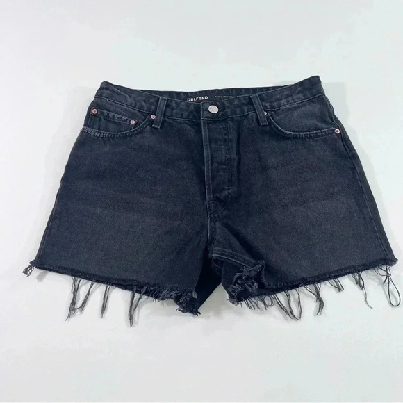 NWT GRLFRND Black Cut Offs Jeans - Picture 1 of 5